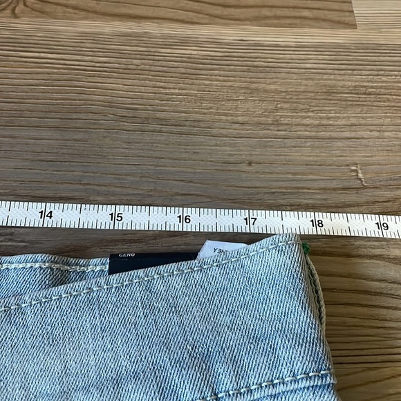 True Religion Geno Relaxed Slim Straight Jean Light Green stitch Men 34 X 32 NEW - Picture 11 of 13